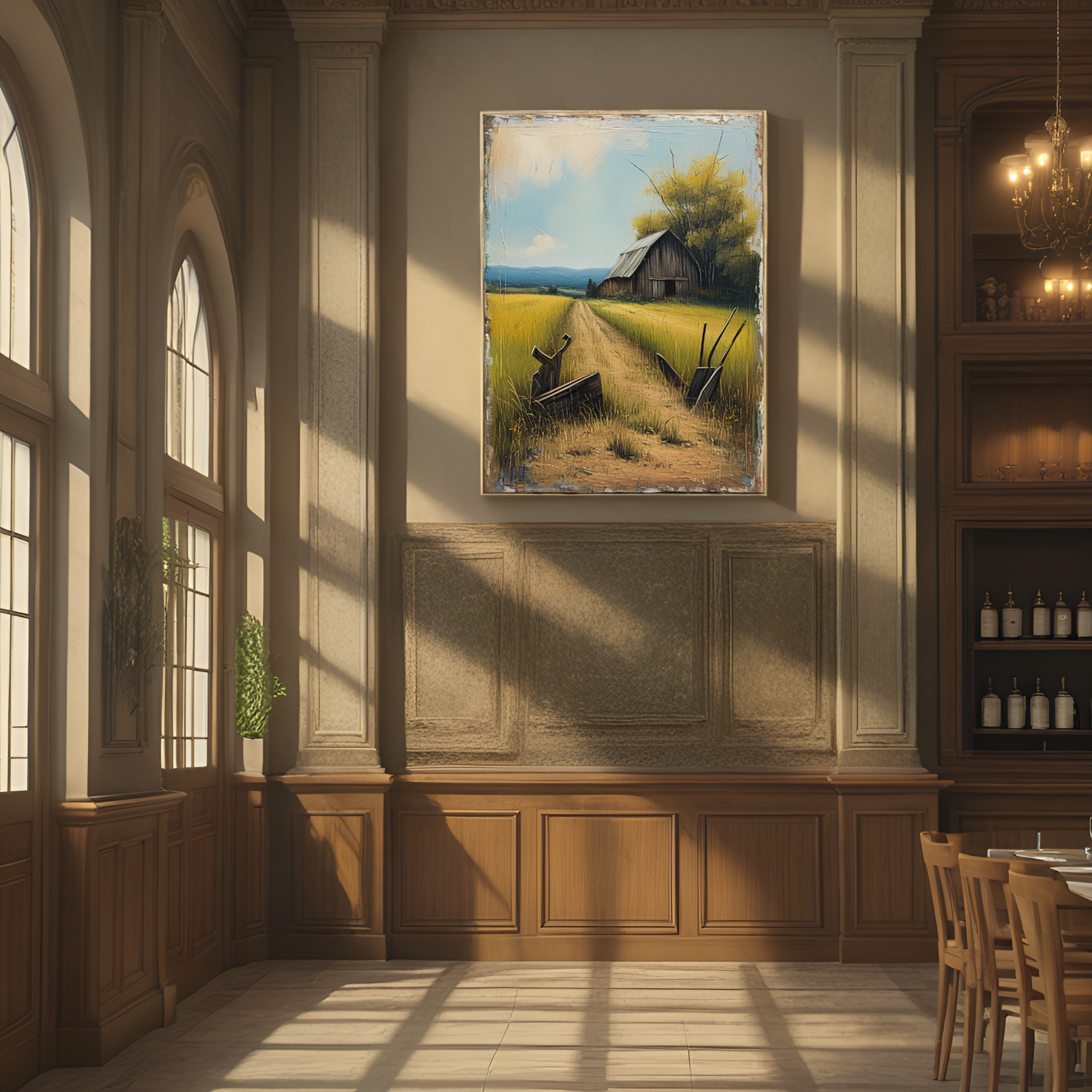 Rustic Reverie: The Idyllic Farmstead Path