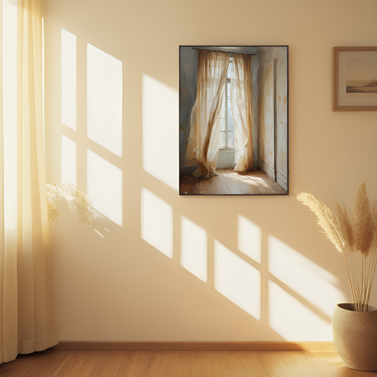 Sunlight Serenade: The Window's Embrace
