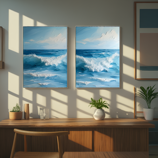 Oceanic Rhapsody: The Ever - Changing Dance of the Waves