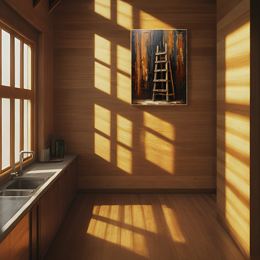 Stairway to Memories: The Old Wooden Ladder