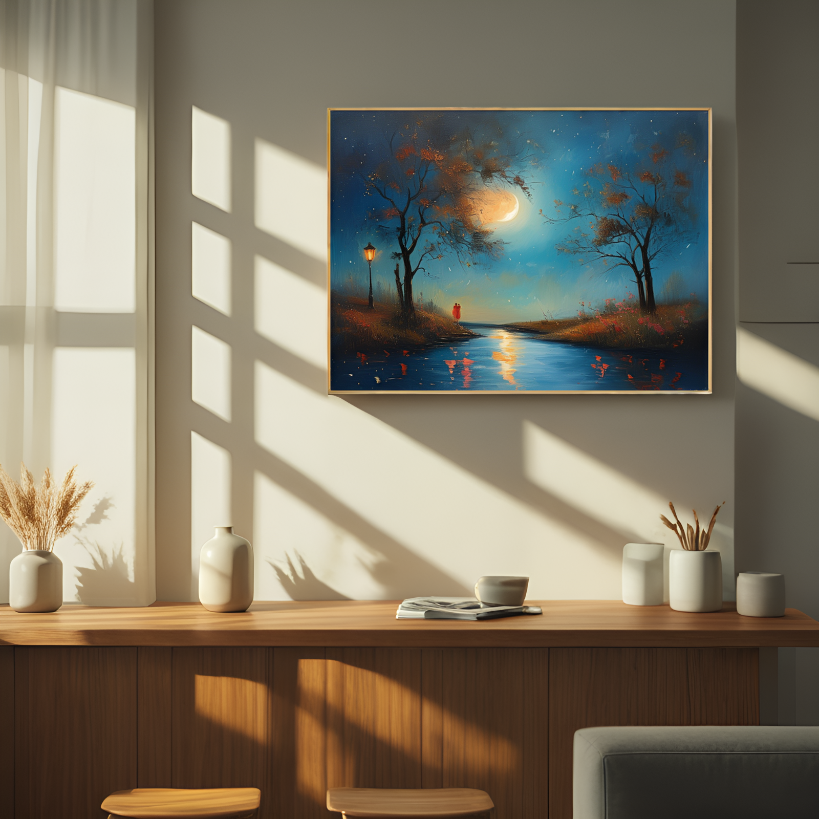 Moonlit Serenade of Love