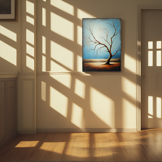 Solitude of the Bare Tree: A Portrait of Resilience
