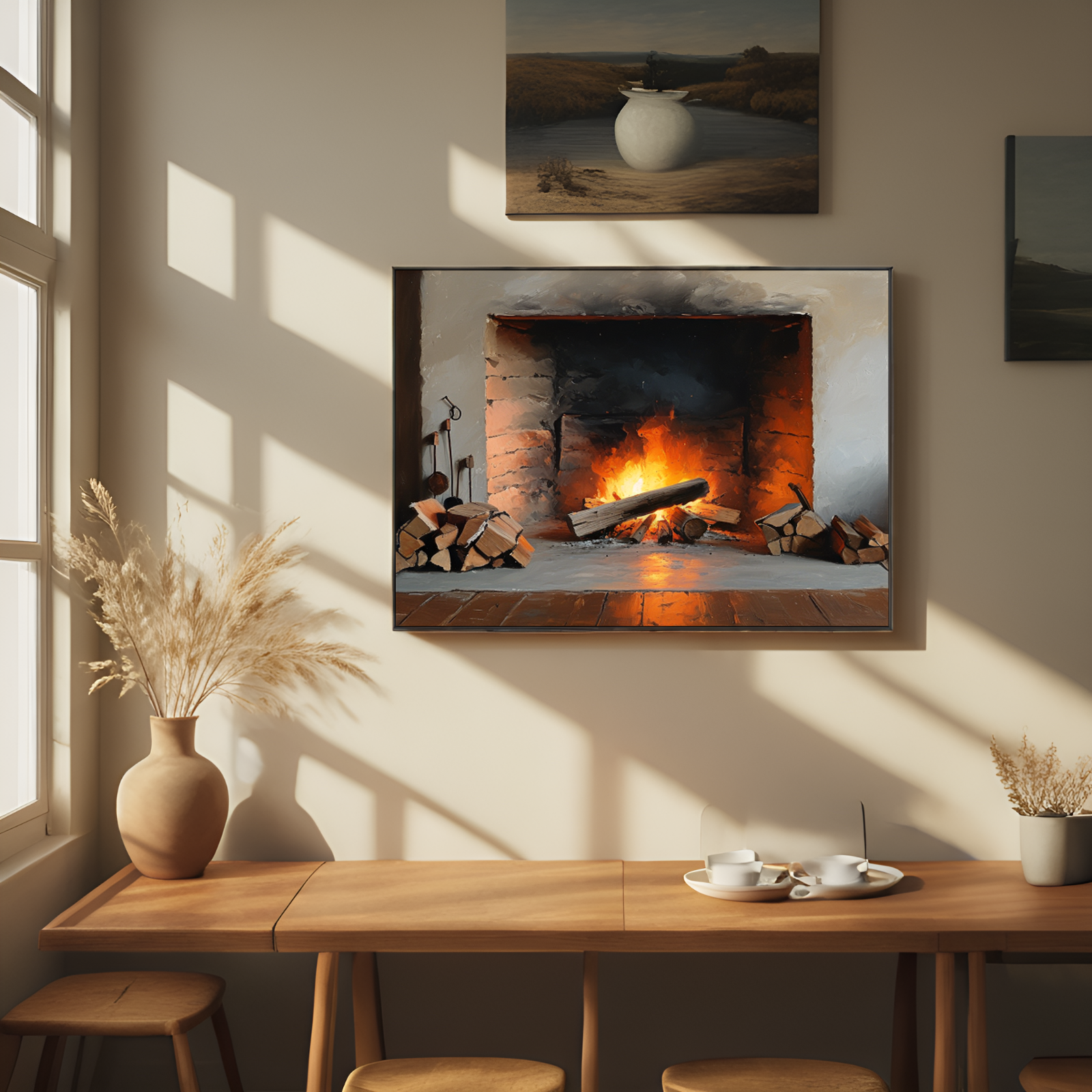 Blazing Warmth of the Hearth