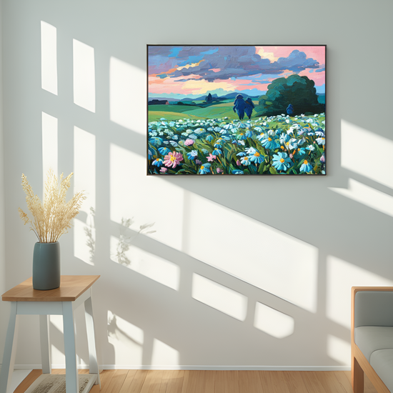 Sunset Ramble in the Floral Meadow