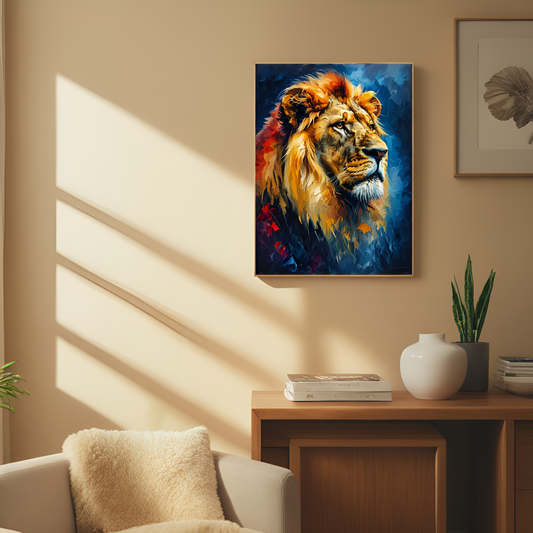 Pride and Profile: The Lion's Stature