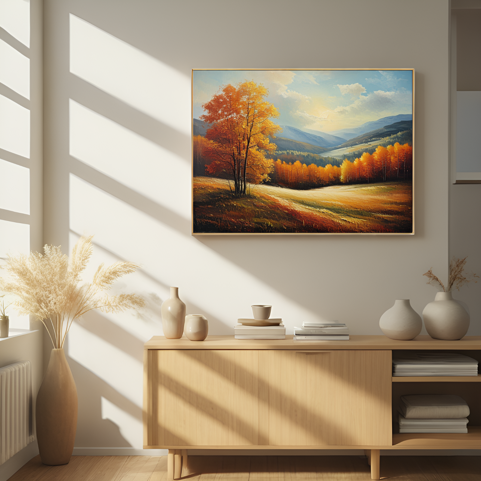 Glorious Autumn Reverie in the Mountains