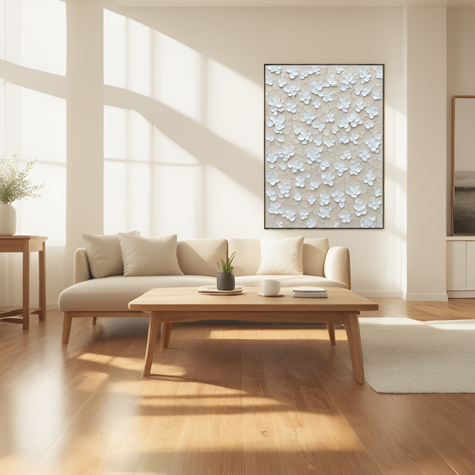 Ethereal Orchid Ensemble: A Symphony of Whiteness