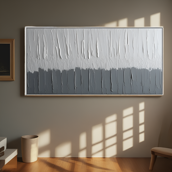 Abstract Gray Tonal Painting