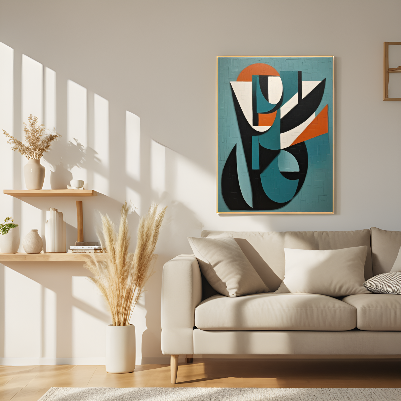Geometric Reverie: The Colorful Confluence of Shapes