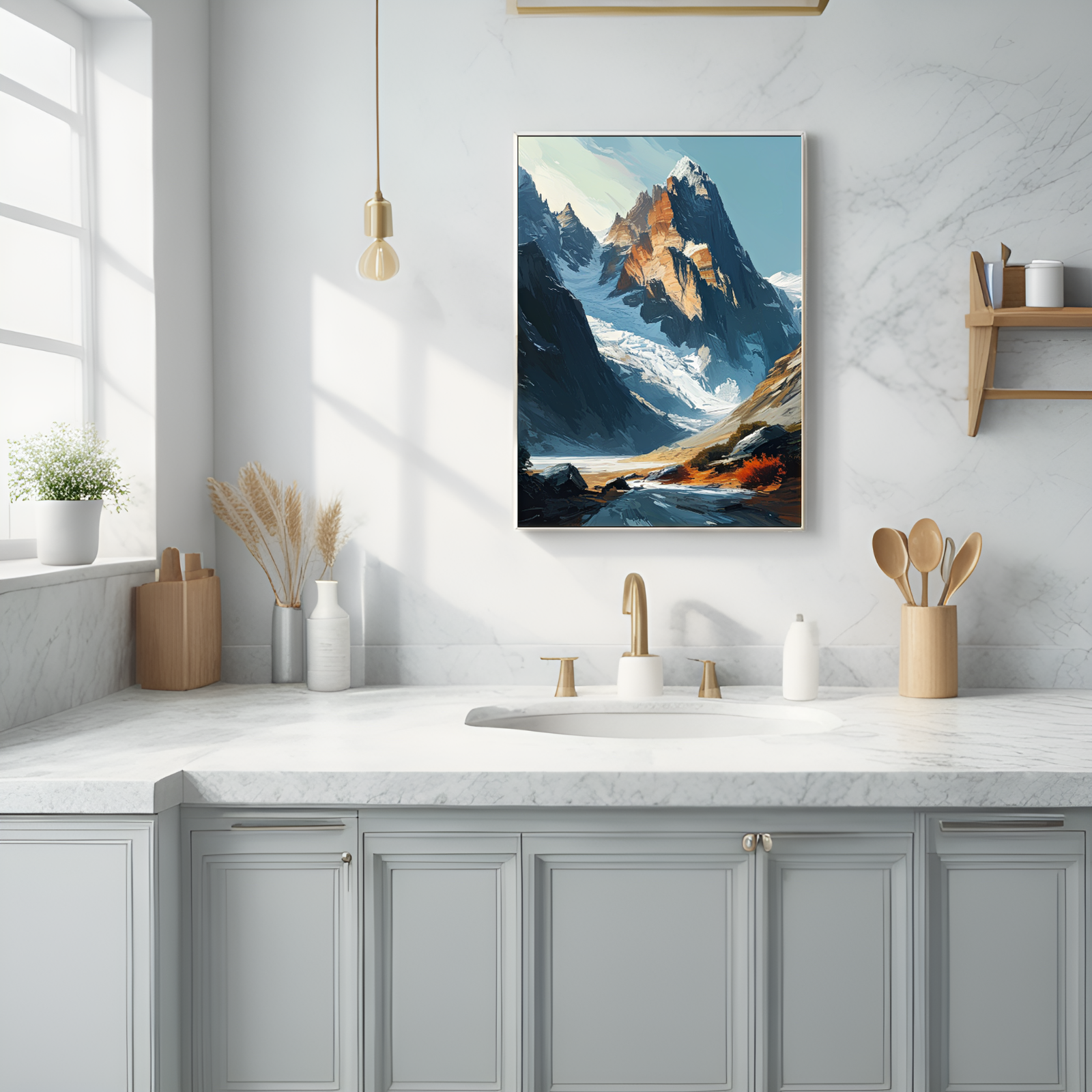 Grandeur of the Alpine Peaks