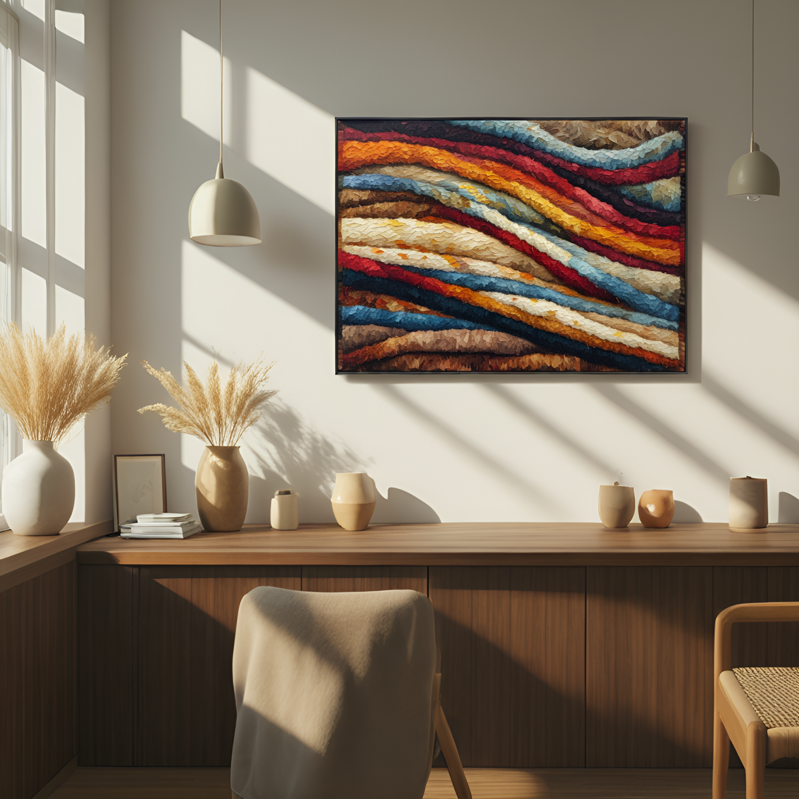 Harmony of Hues: Textured Color Streams