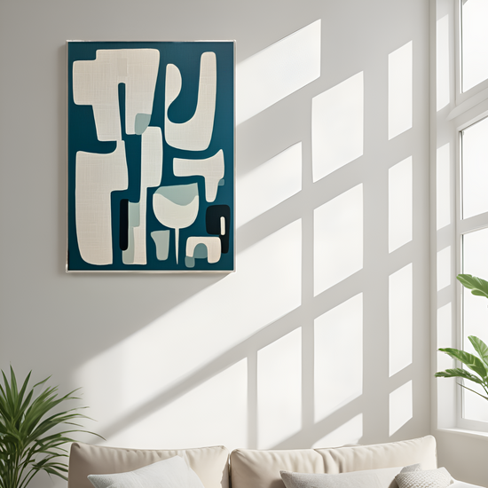 Abstract Geometry: The Harmonious Blend of Shapes and Tones