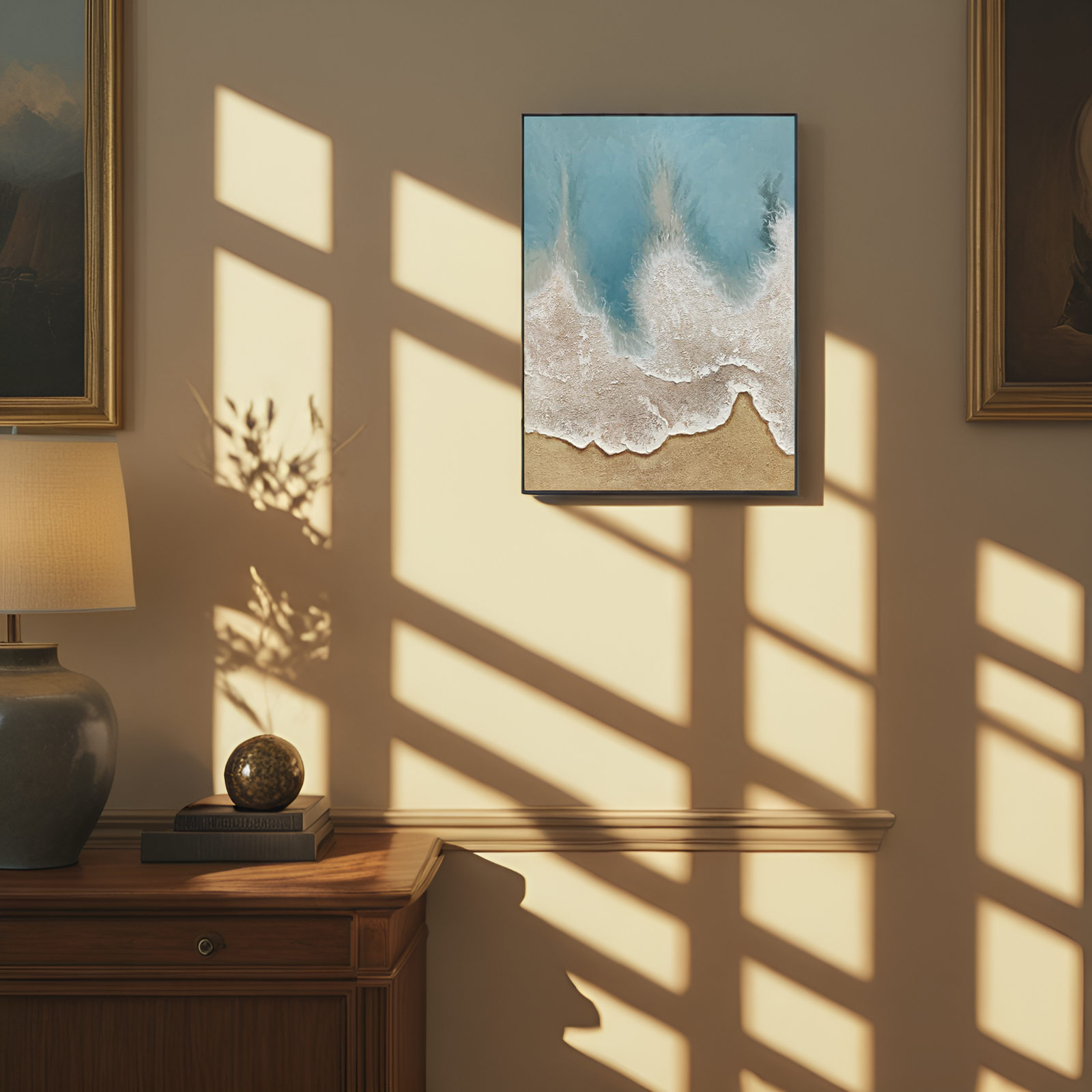 Ocean's Embrace on the Sandy Shores
