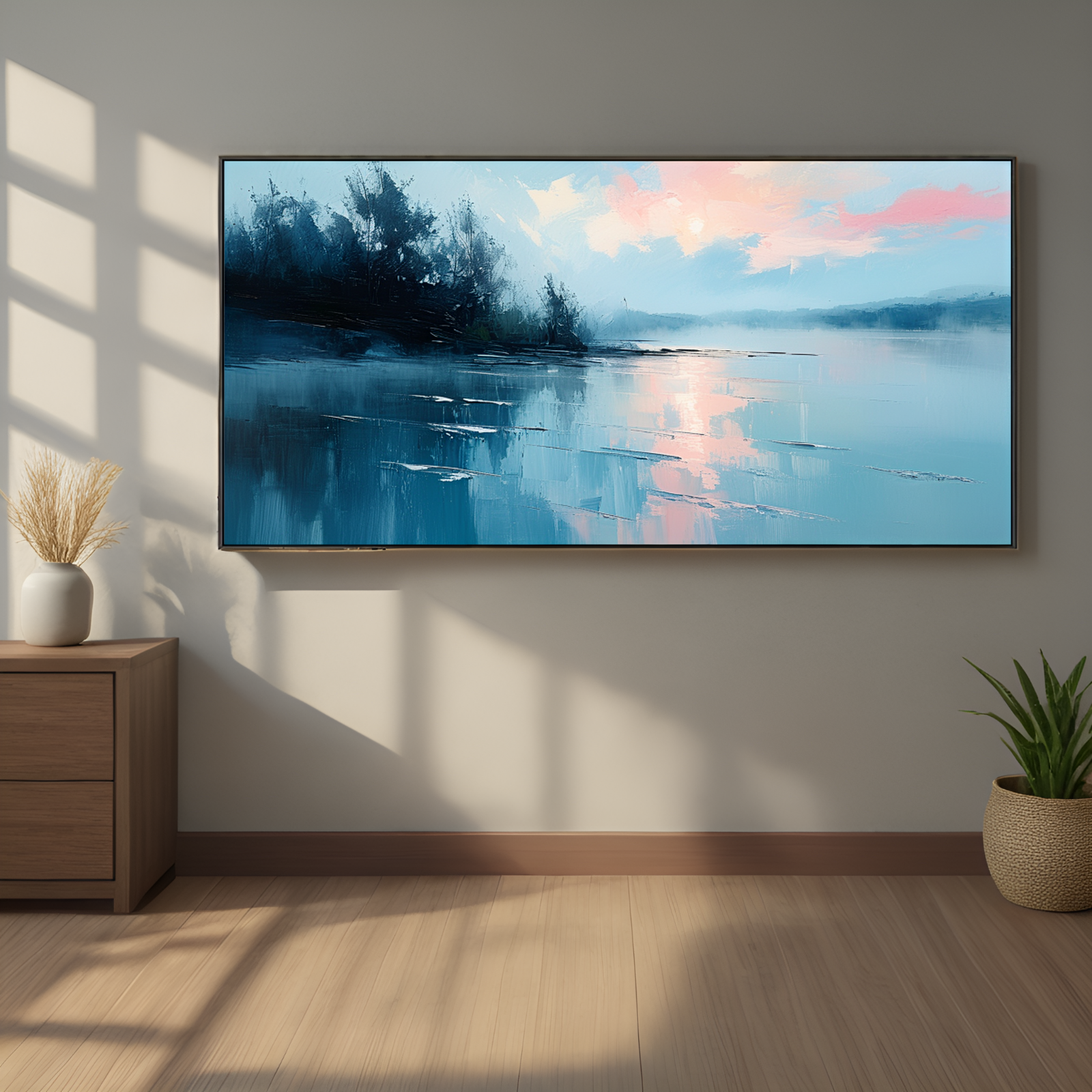 Serene Lake at Dawn