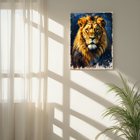 Regard royal : la majesté du lion 