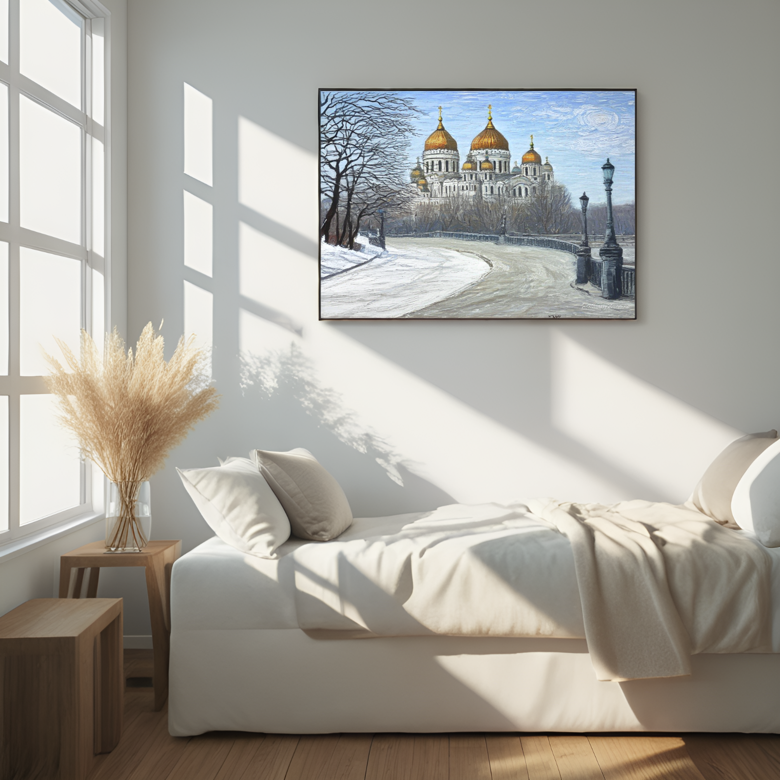The Cathedral of Christ the Savior in Winter
