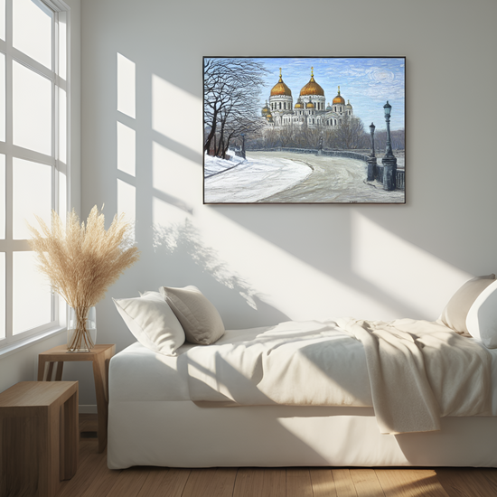 The Cathedral of Christ the Savior in Winter