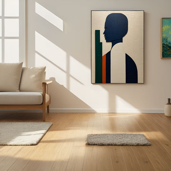 La silhouette mystérieuse : une fusion de forme et de couleur 