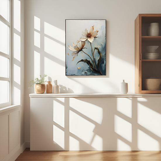 Ethereal Elegance: The Graceful Dance of Pale Blossoms