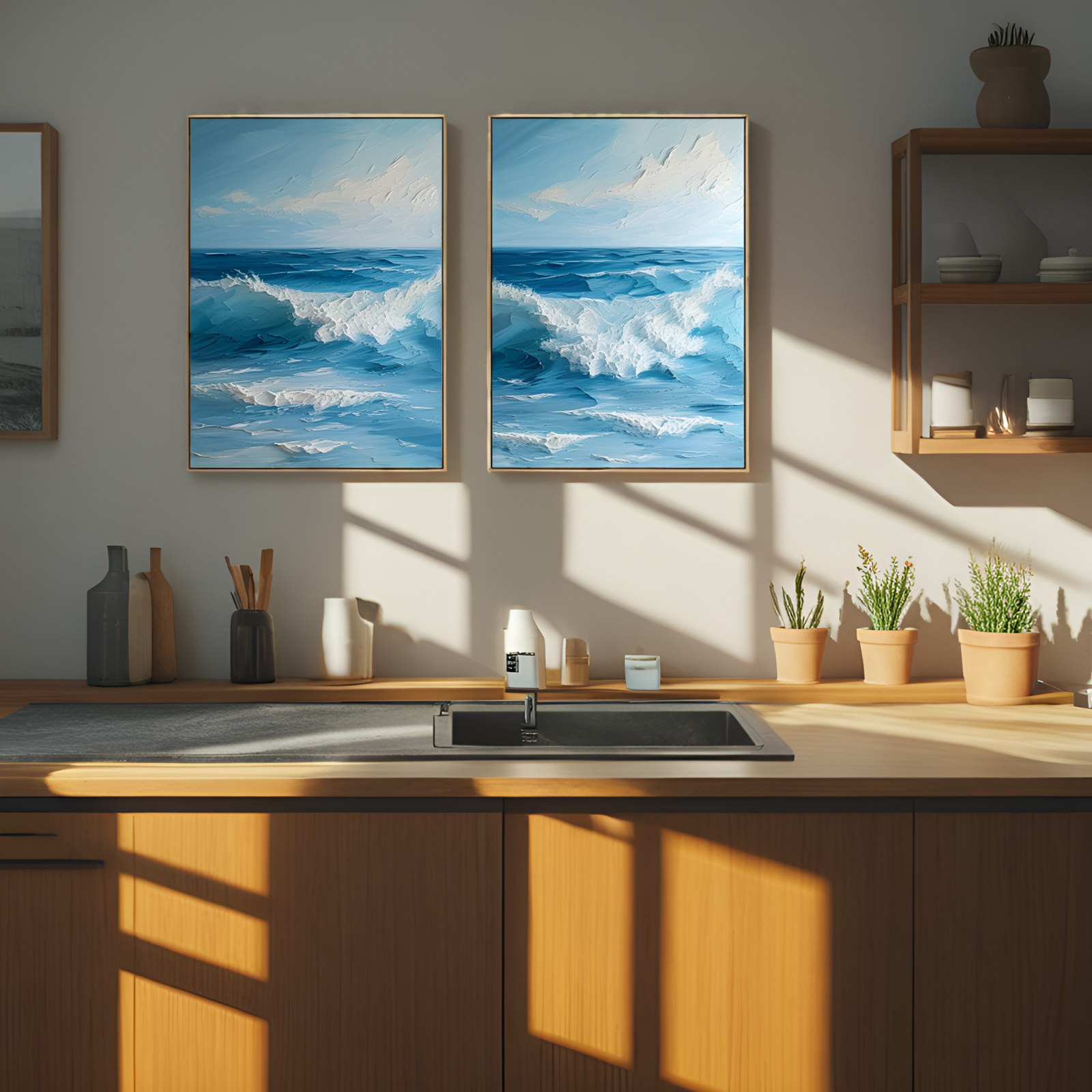 Oceanic Rhapsody: The Ever - Changing Dance of the Waves