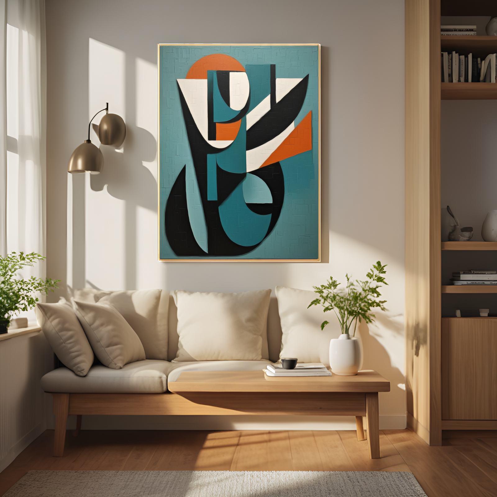 Geometric Reverie: The Colorful Confluence of Shapes