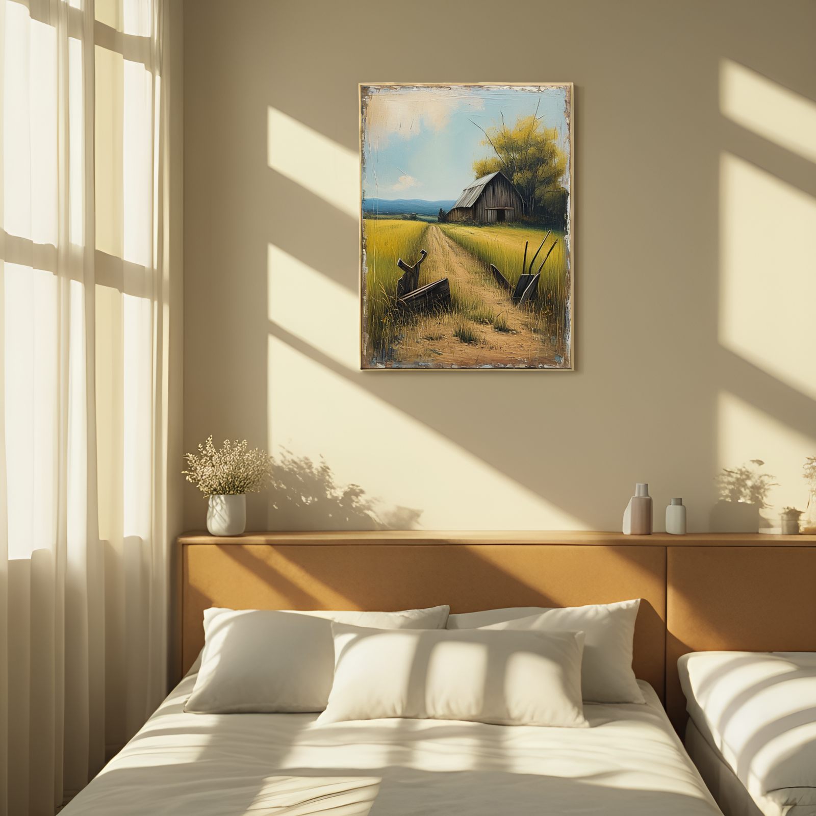 Rustic Reverie: The Idyllic Farmstead Path