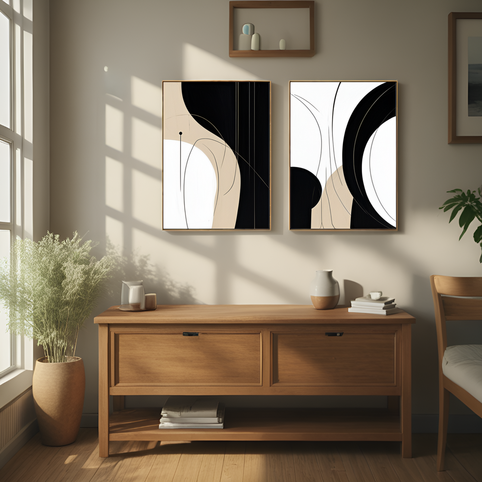Elegant Abstractions: The Flow of Curves and Tones
