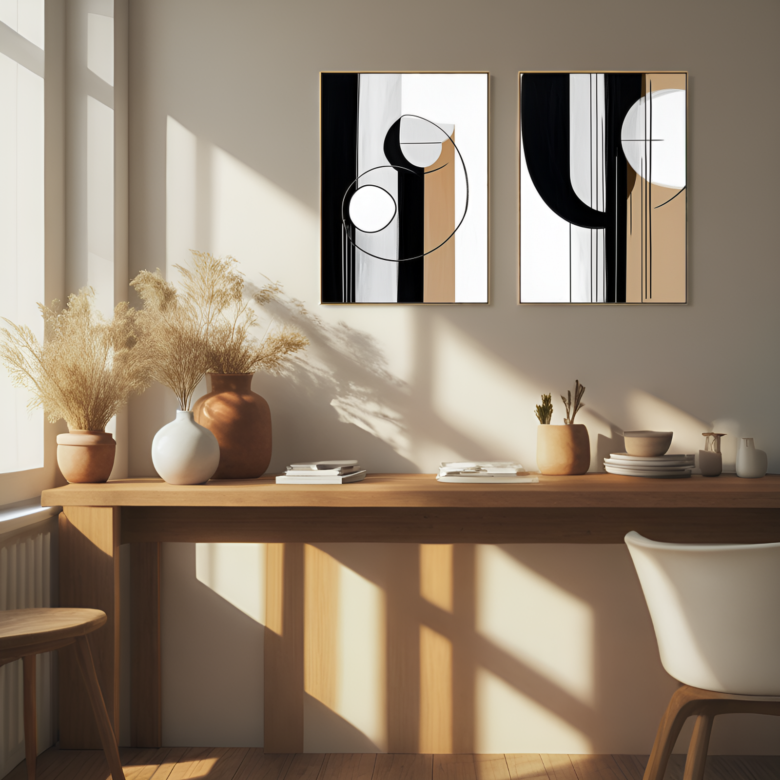 Interaction géométrique : une fusion harmonieuse de formes 