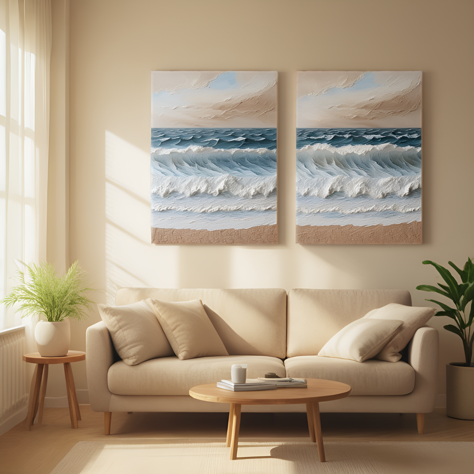 Rhythms of the Shoreline: Oceanic Embrace