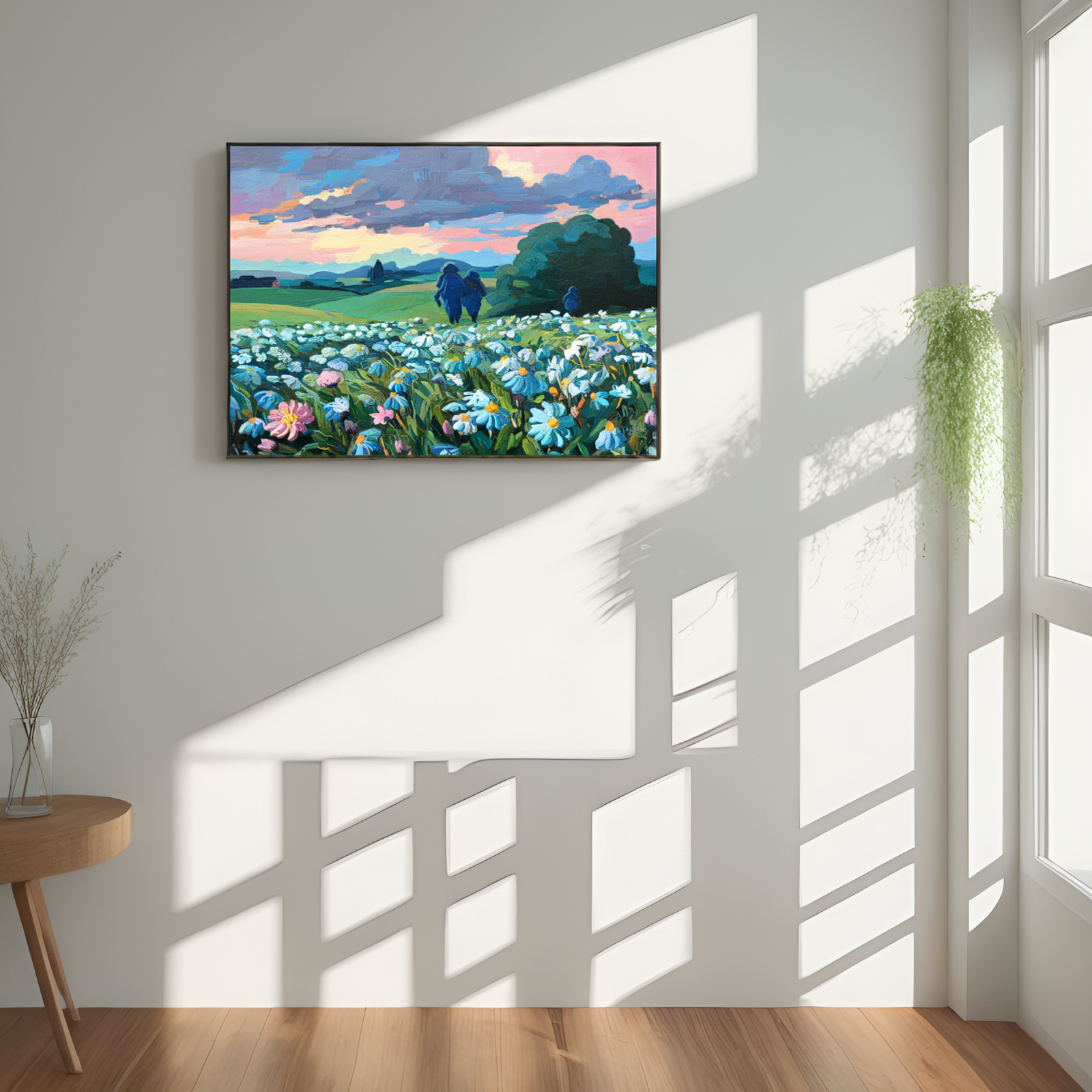 Sunset Ramble in the Floral Meadow