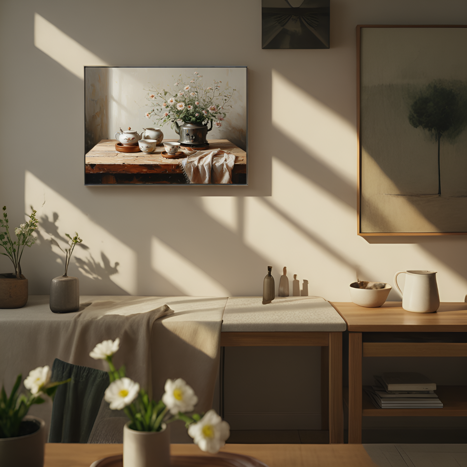 Tea Time Serenity: A Still Life Reverie
