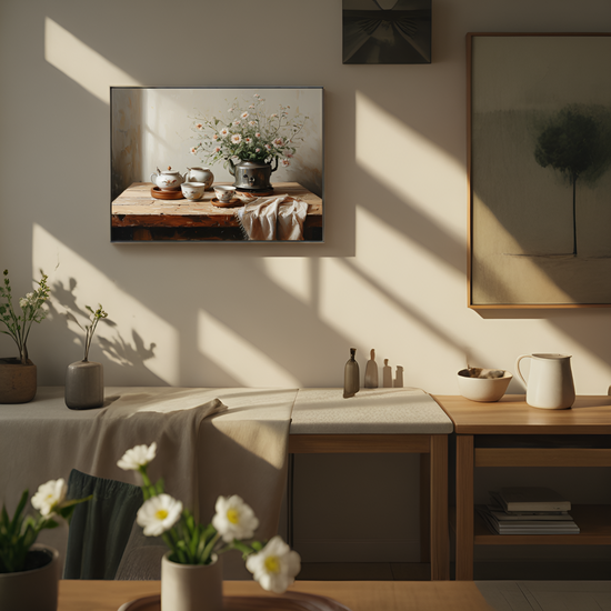 Tea Time Serenity: A Still Life Reverie