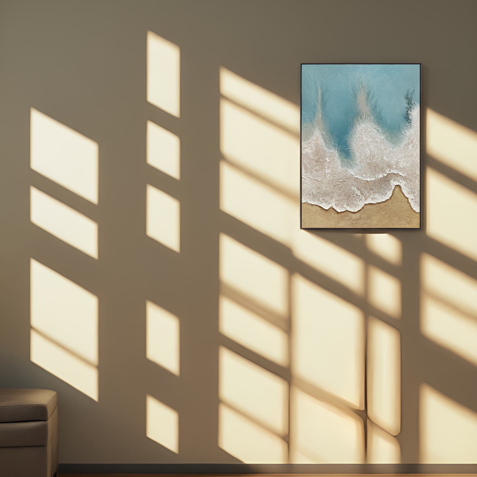 Ocean's Embrace on the Sandy Shores