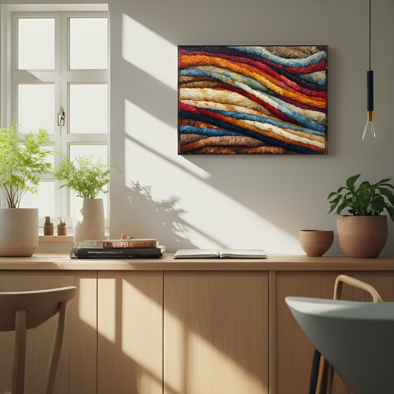 Harmony of Hues: Textured Color Streams