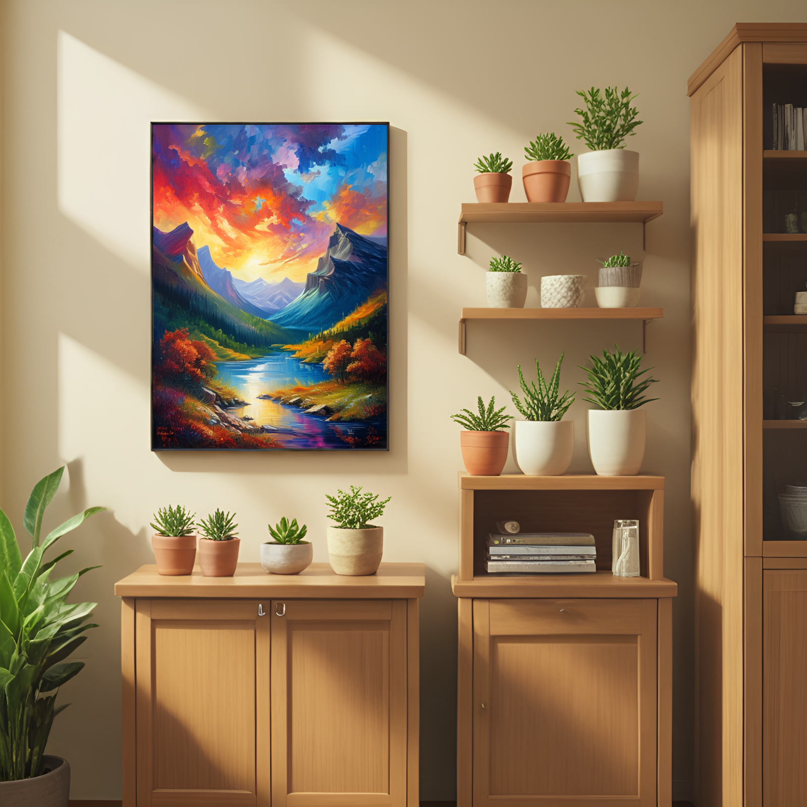 Splendid Sunset over Mountain Vistas