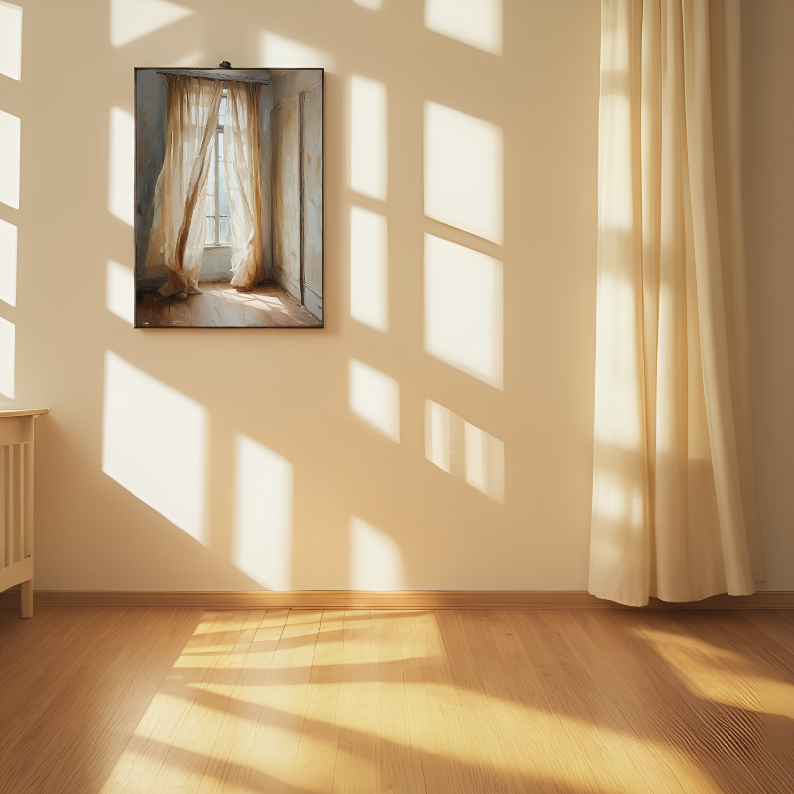 Sunlight Serenade: The Window's Embrace