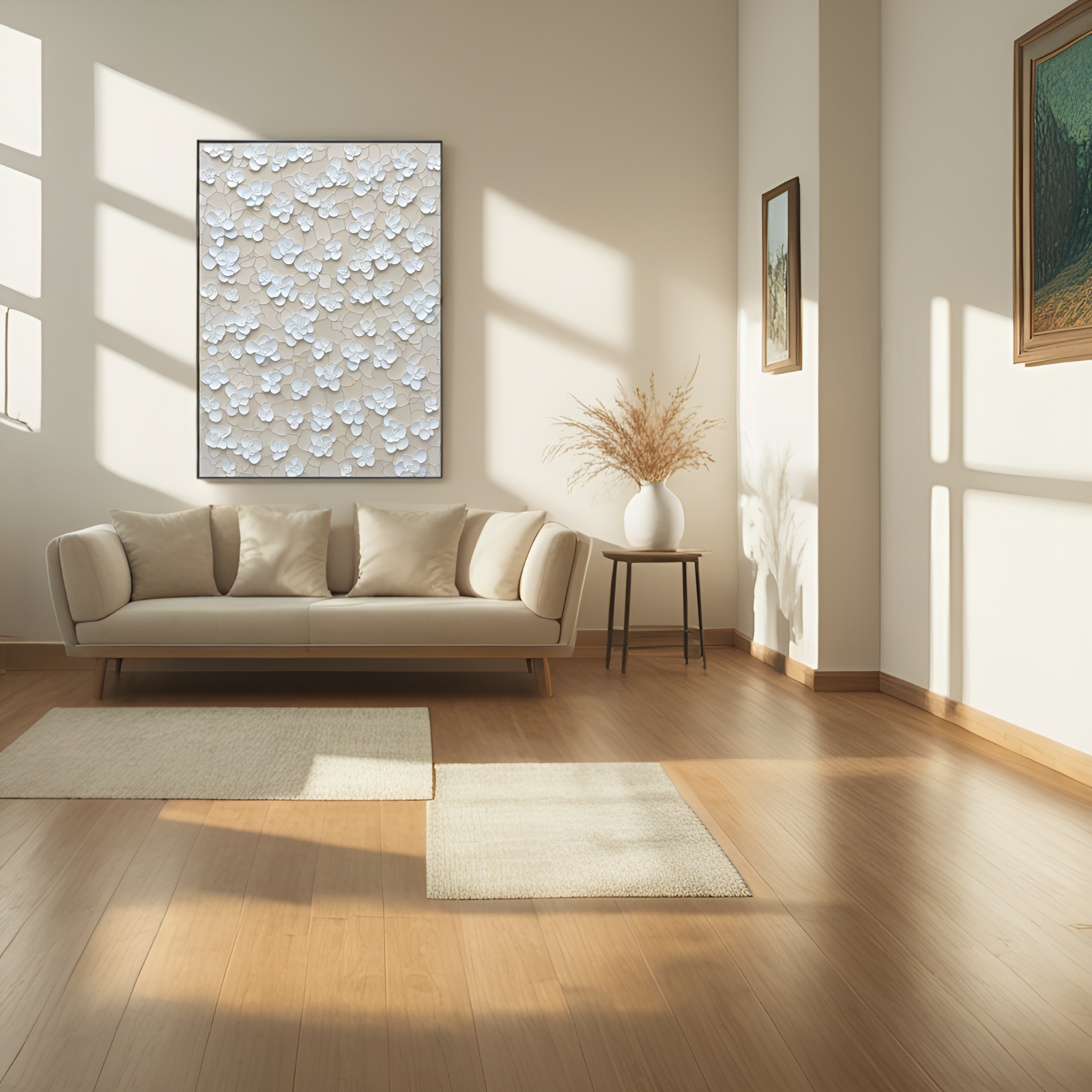 Ethereal Orchid Ensemble: A Symphony of Whiteness