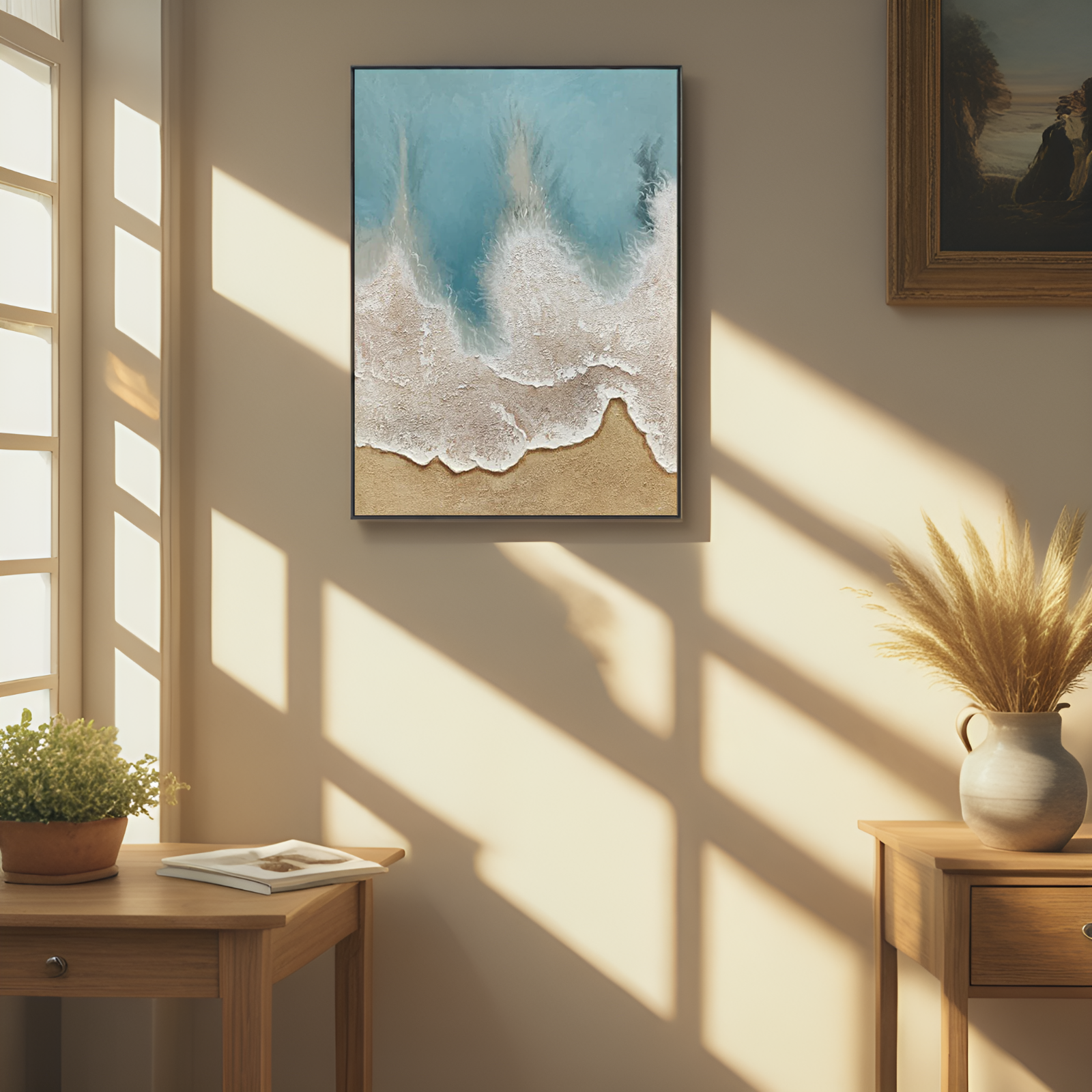 Ocean's Embrace on the Sandy Shores