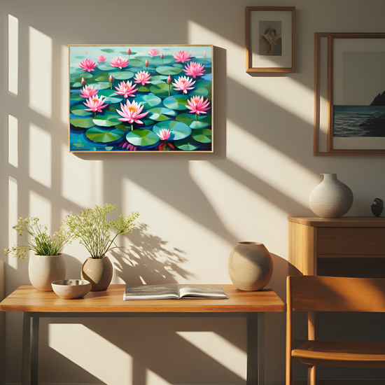 Enchanting Water Lily Pond