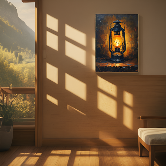Glow of Nostalgia: The Old - fashioned Lantern