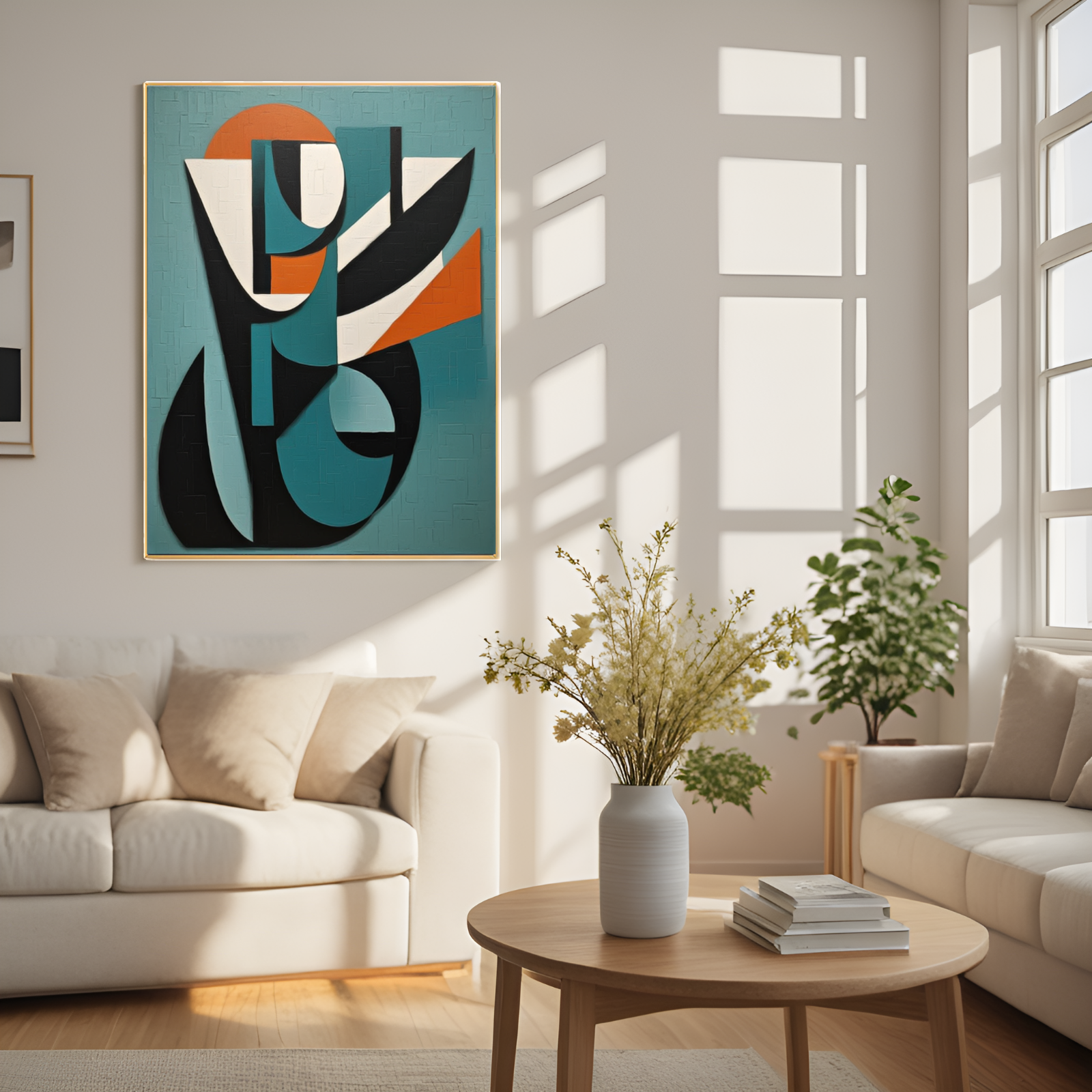 Geometric Reverie: The Colorful Confluence of Shapes