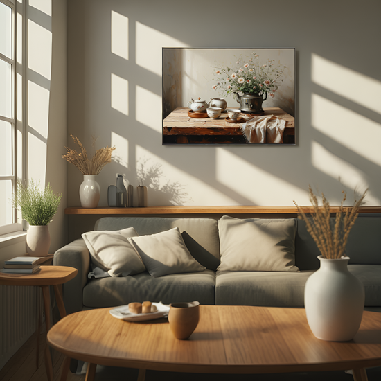 Tea Time Serenity: A Still Life Reverie