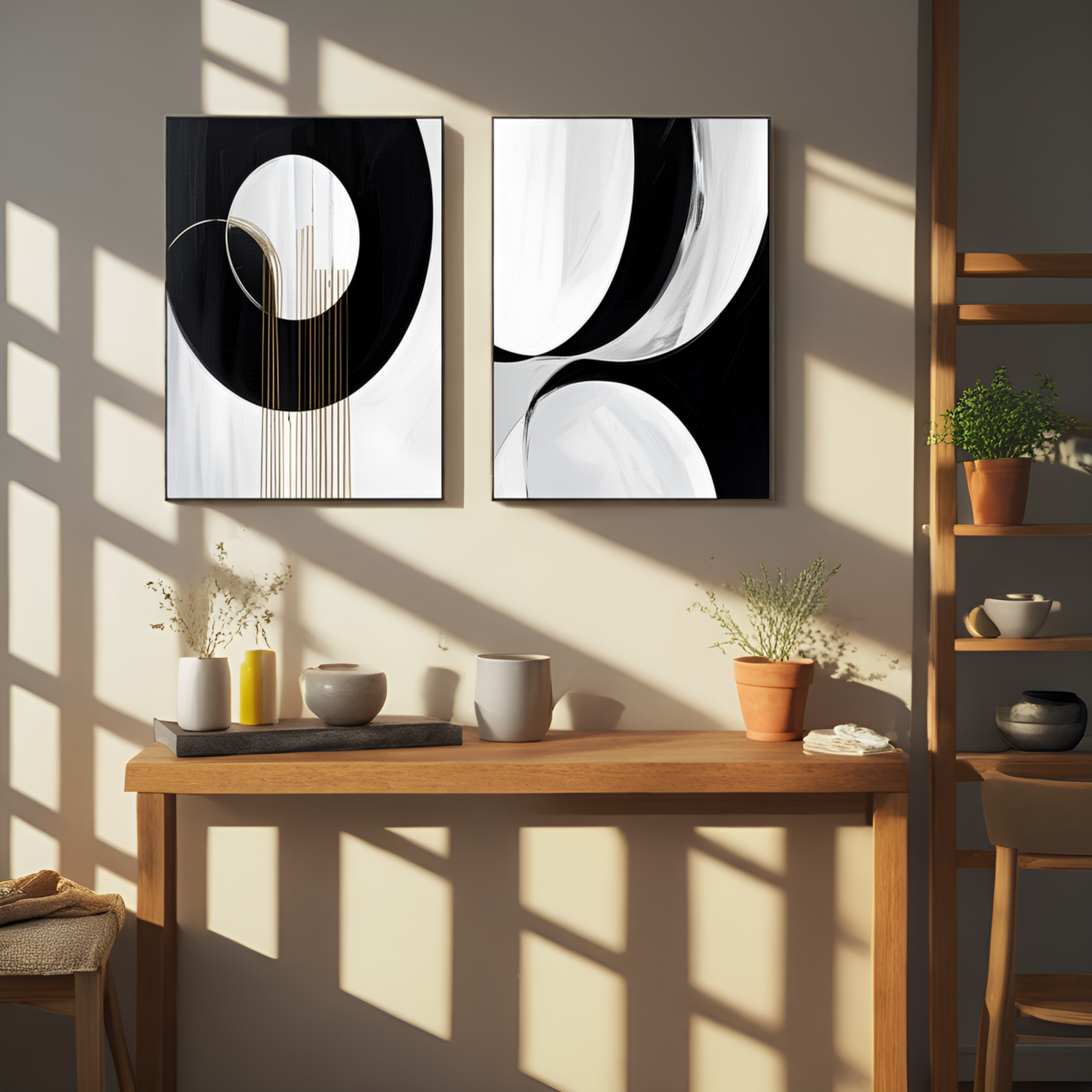 Elegant Geometrics: The Dance of Circles and Lines