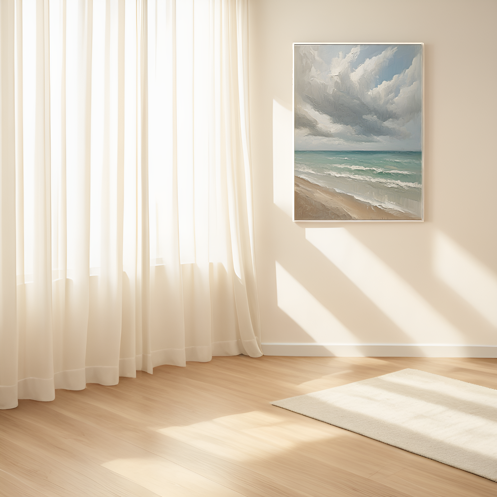 Dynamic Seascape: Clouds and Waves