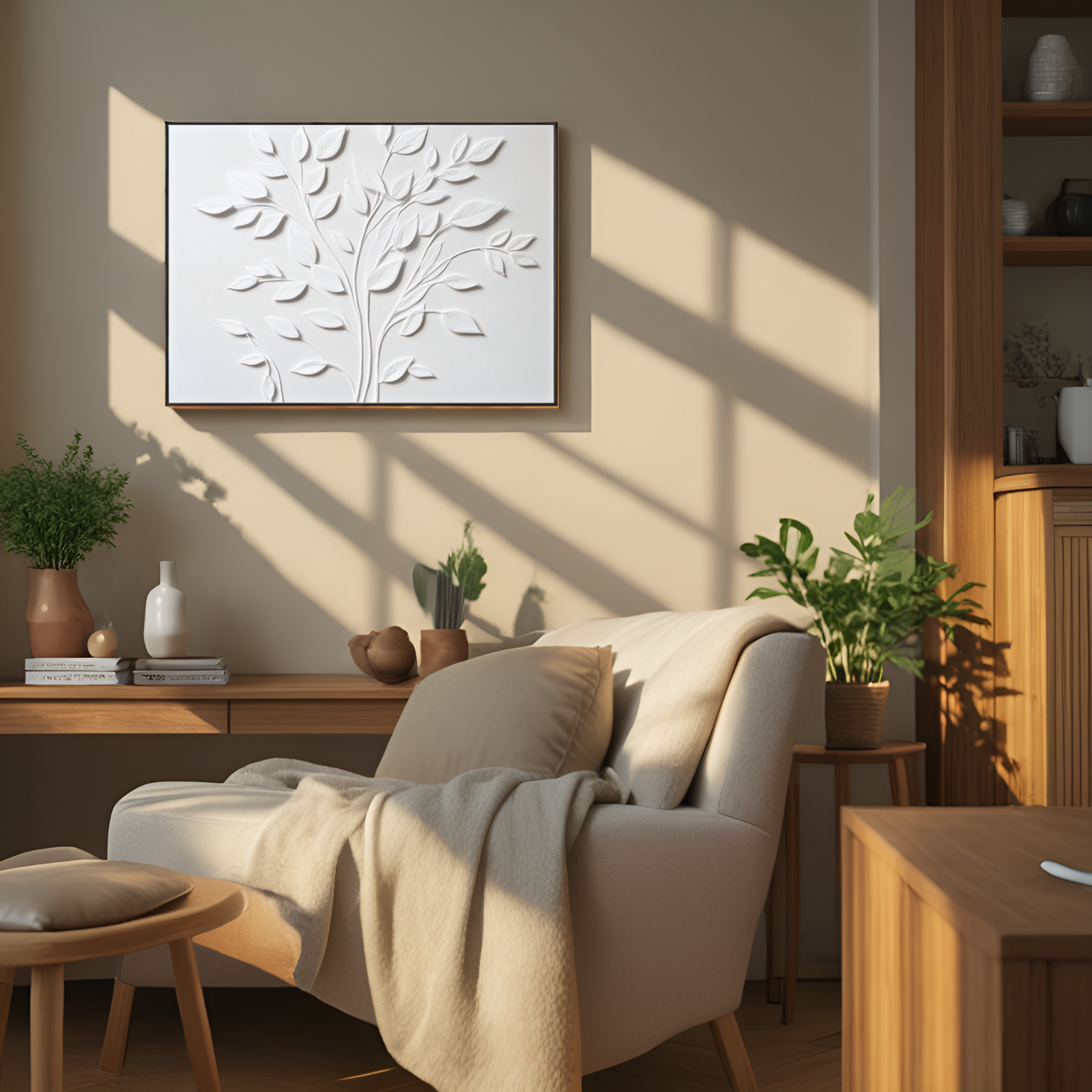 Elegant White Foliage