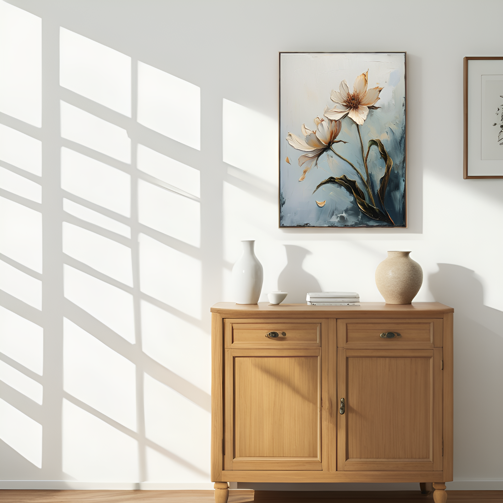 Ethereal Elegance: The Graceful Dance of Pale Blossoms