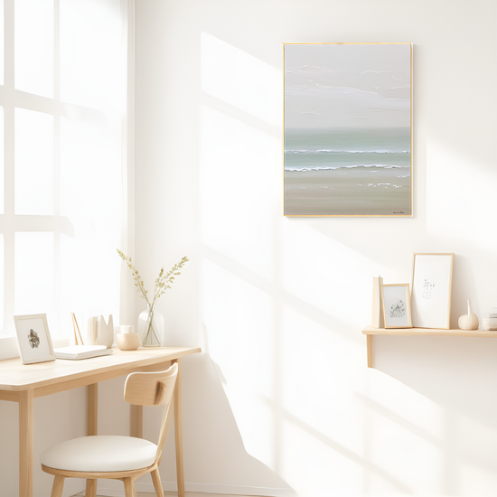 Serenity by the Shore: A Tranquil Seascape