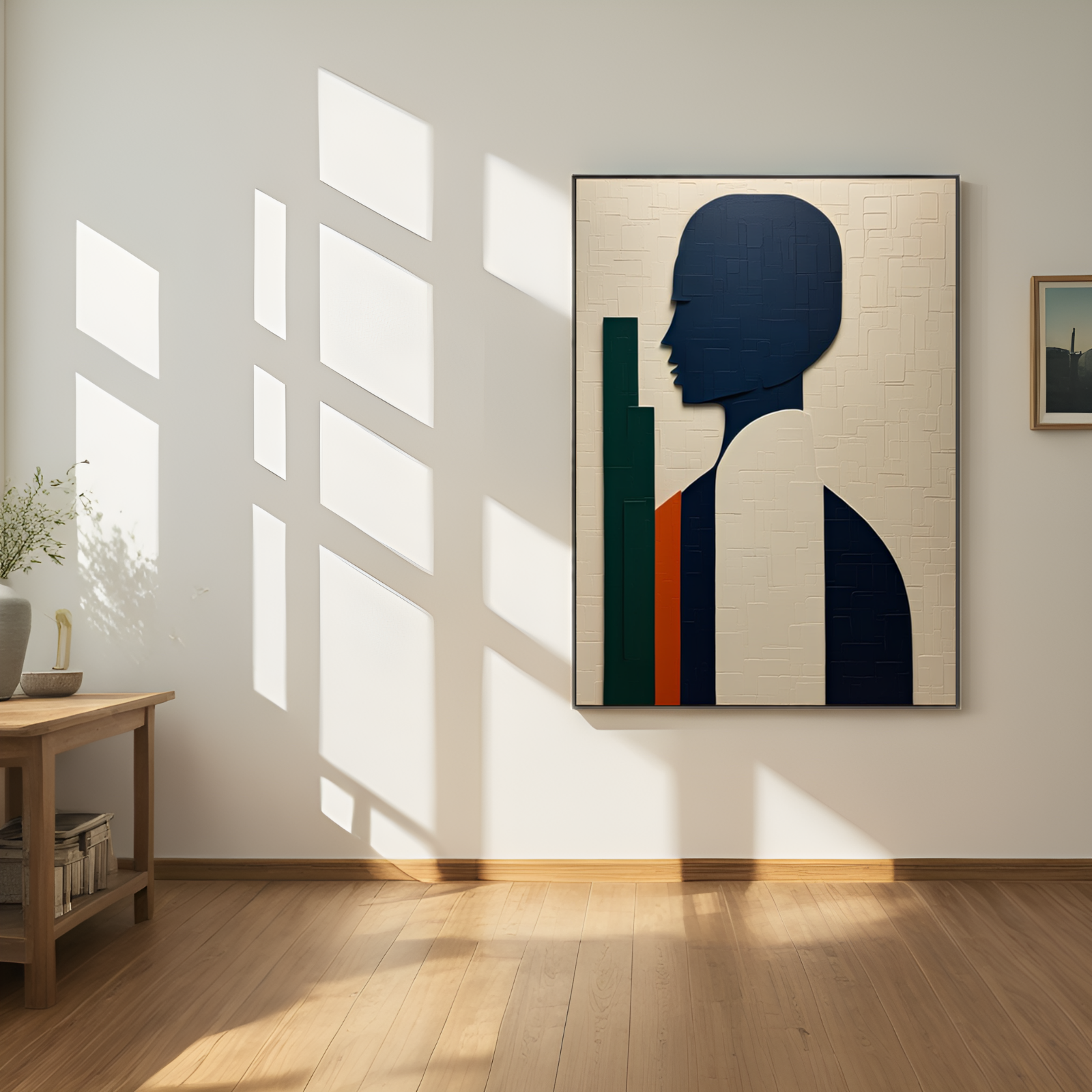 La silhouette mystérieuse : une fusion de forme et de couleur 
