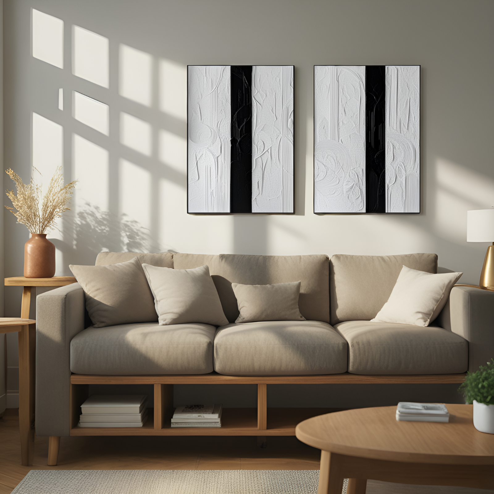 Contrast in Texture: The Interplay of Light and Shadow