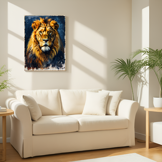 Regard royal : la majesté du lion 